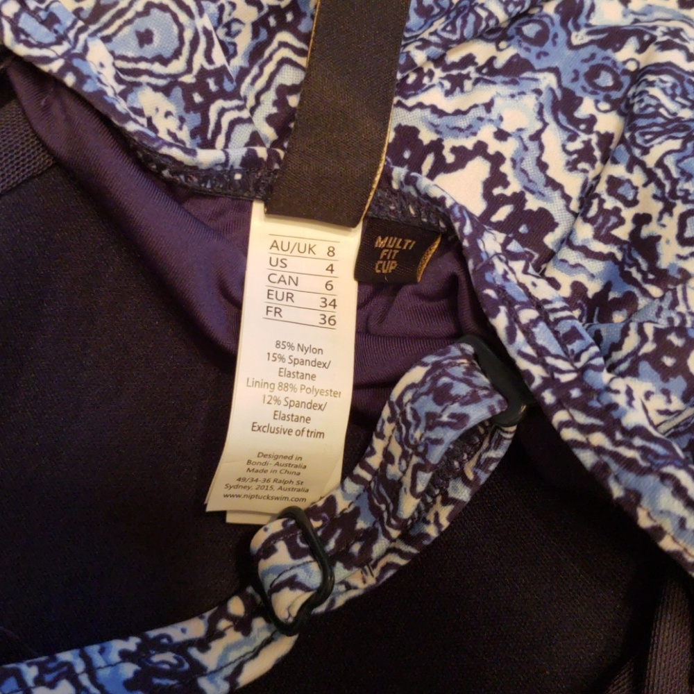 NWT! Niptuck multi fit cup one piece swimsuit - Picture 6 of 6